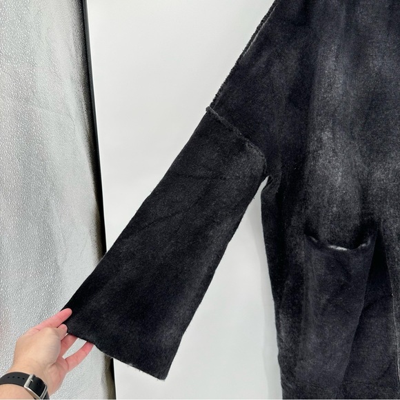 AVANT TOI Hand Painted 100% Cashmere + 100% Wool Lined Lagenlook Cardigan Size L - Picture 3 of 6